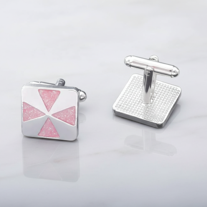 Pinwheel Green Cufflinks