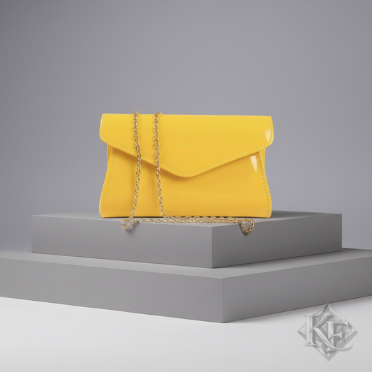 Patent Envelope Clutch Handbag