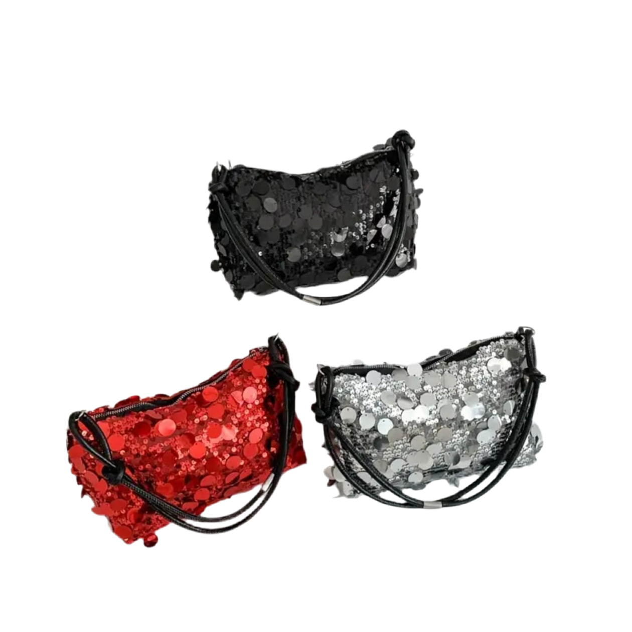 Oversized Sequins Evening Bag