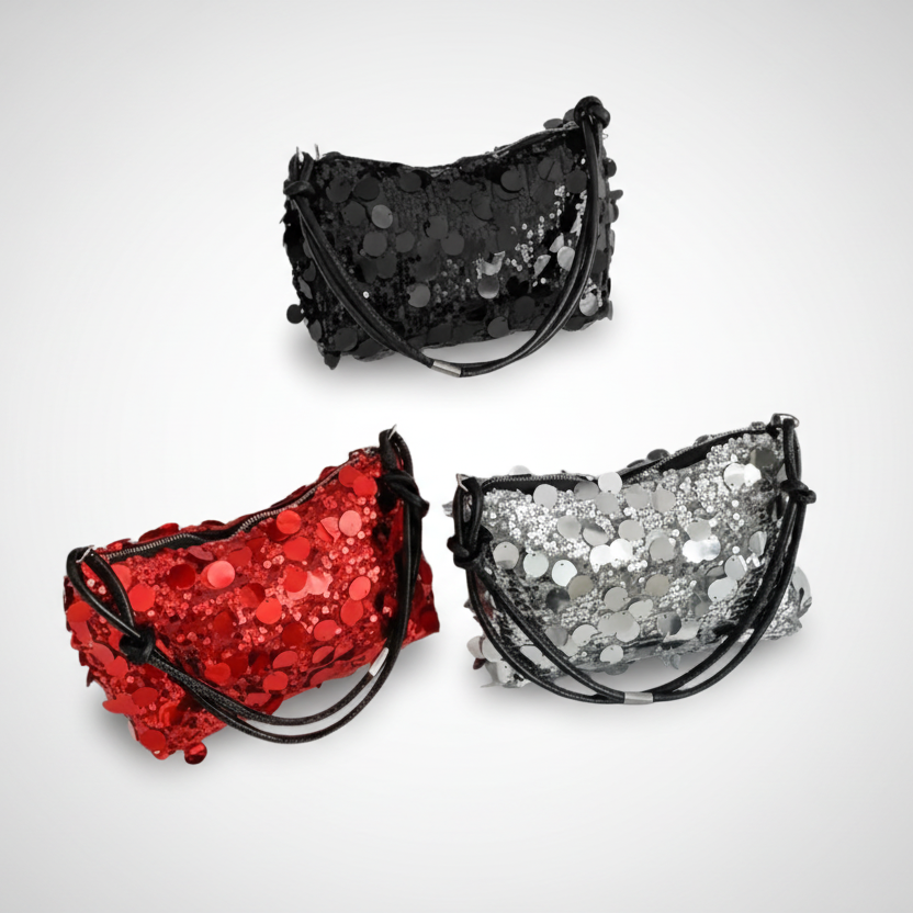 Oversized Sequins Evening Bag