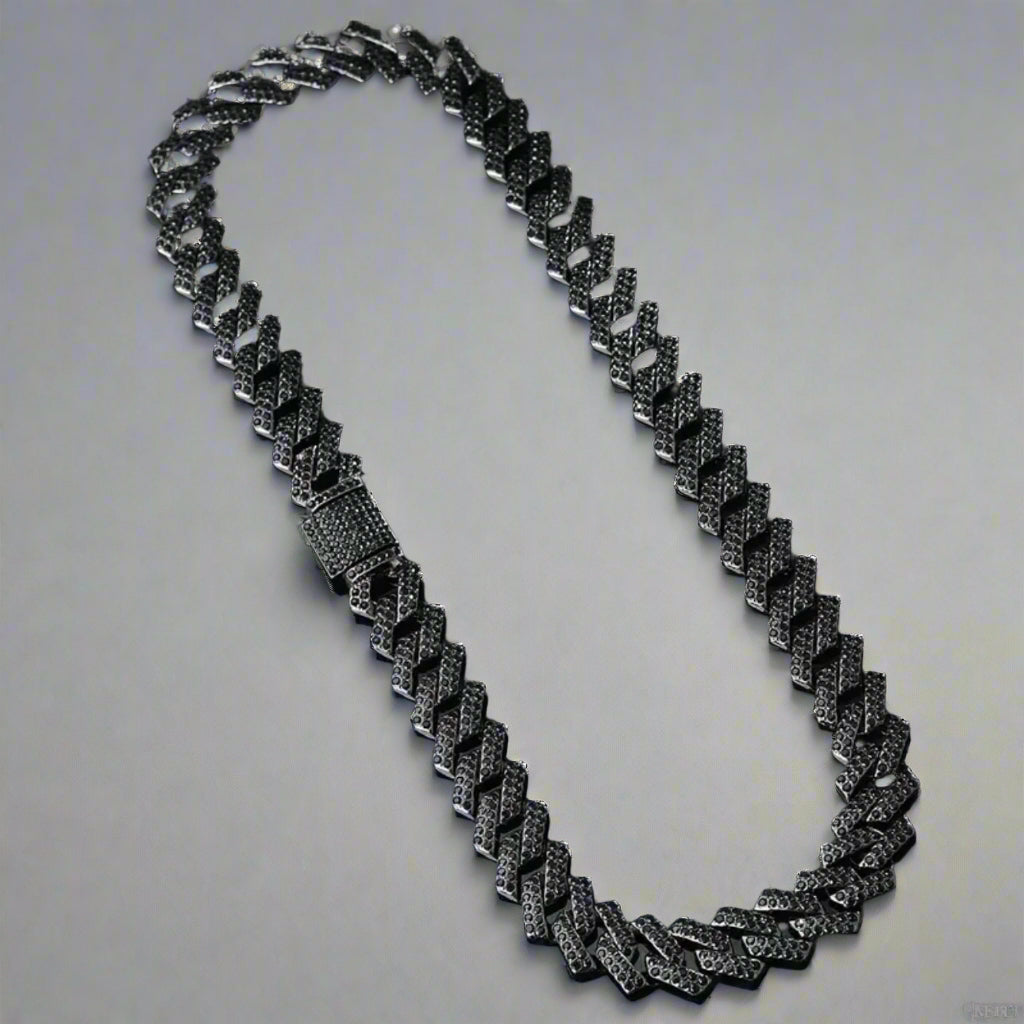 Black Cuban Chain Necklace