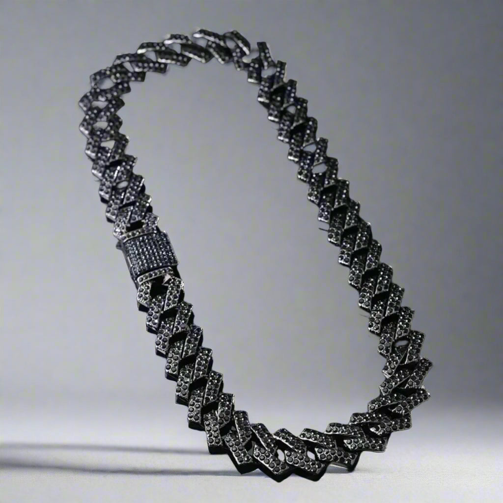 Black Cuban Chain Necklace