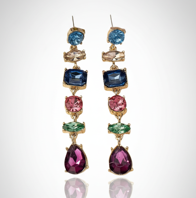 Multicolor Multi-Shaped Earrings