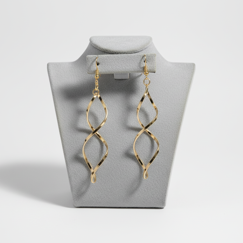 Spiral Dangle Earrings