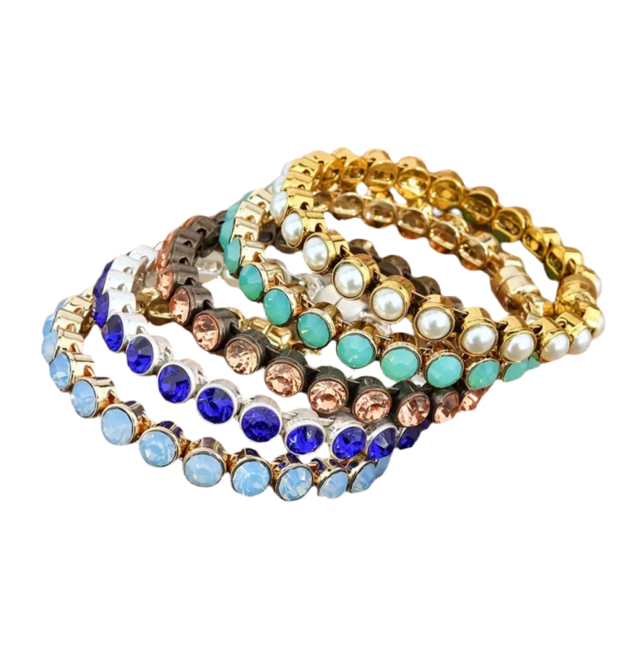 Blue Sky Gold Magnetic Clasp Bracelet