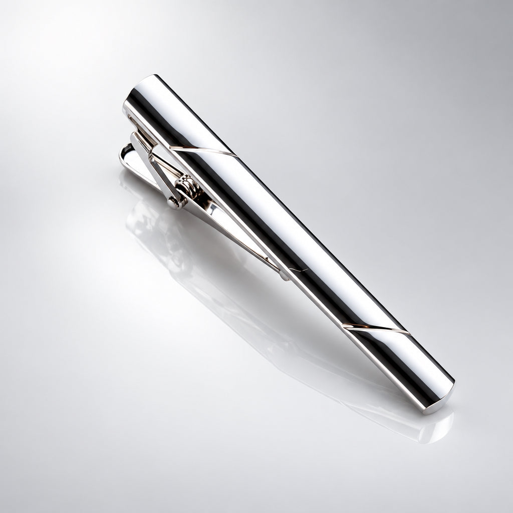 Metallic Tie Clip Set