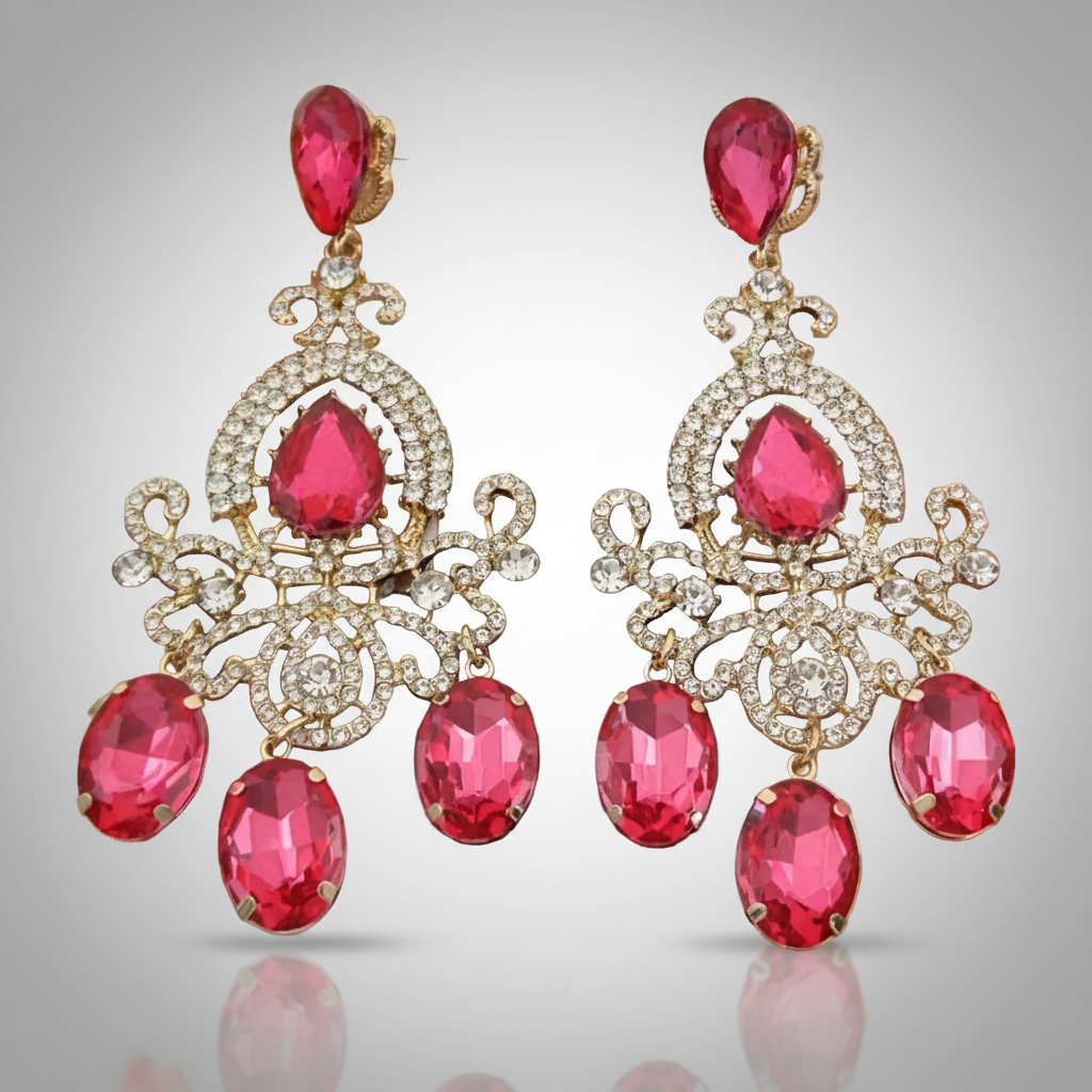 Exaggerated Chandelier Earrings