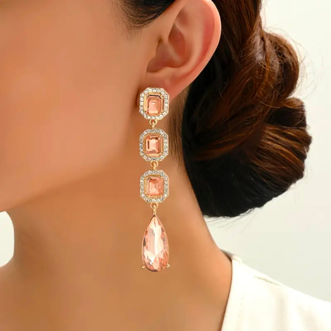 Luxurious Iridescent Drop Earrings