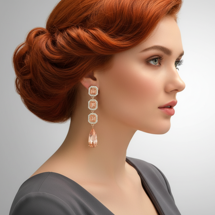 Luxurious Iridescent Drop Earrings