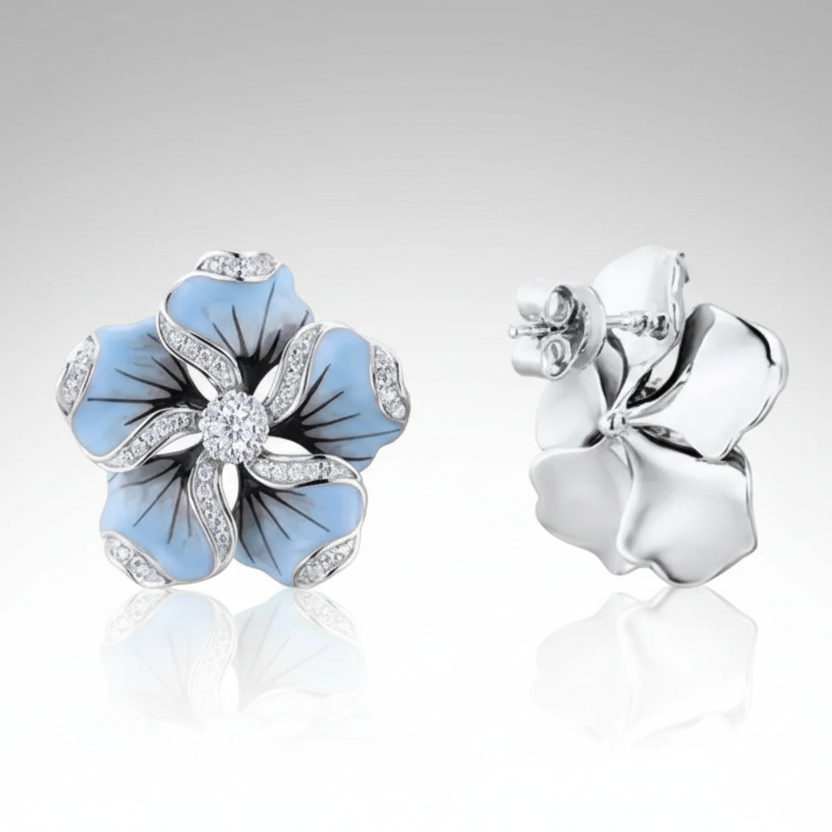 Floral Stud Earrings