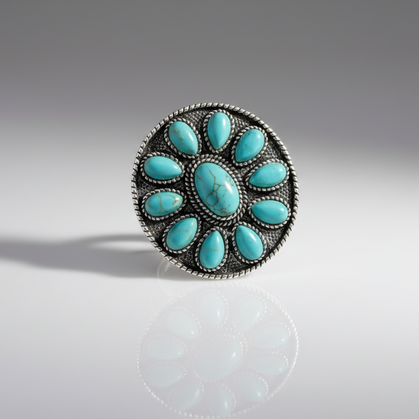 Oval Turquoise Ring