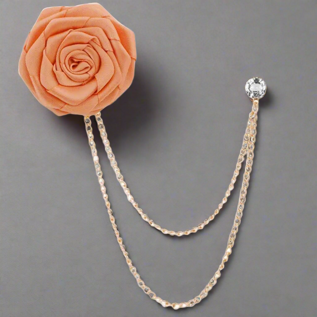 Flower Chain Lapel Pin