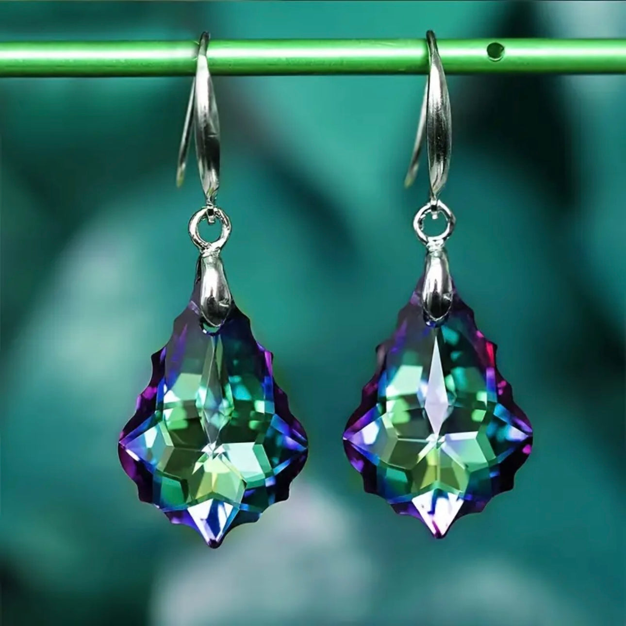 Crystal Lake Blue Earrings