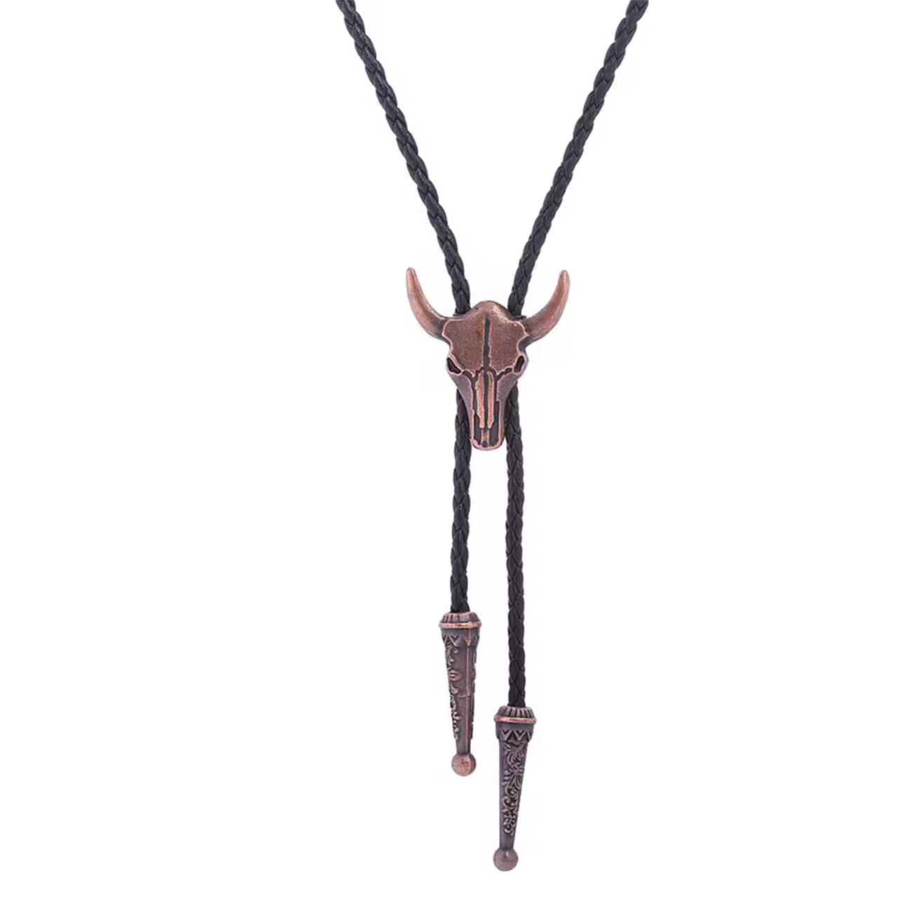 Western Skull Bolo Necktie
