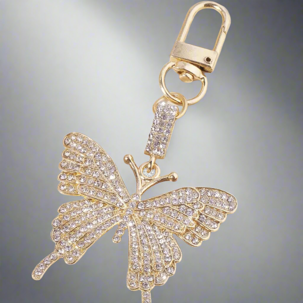 Butterfly Keychain Purse Charm