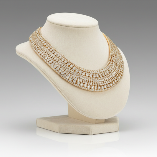 Glamorous Multilayer Choker Necklace