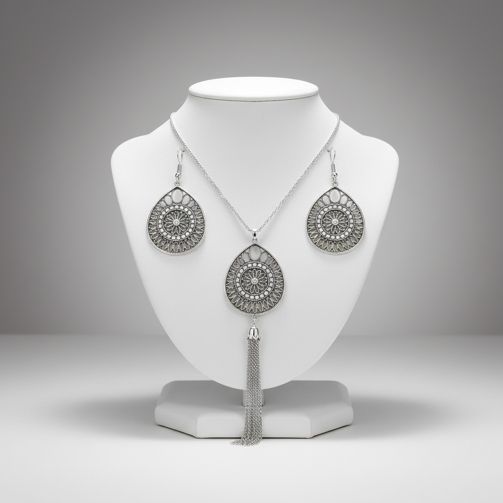 Boho Pearl Jewelry Set