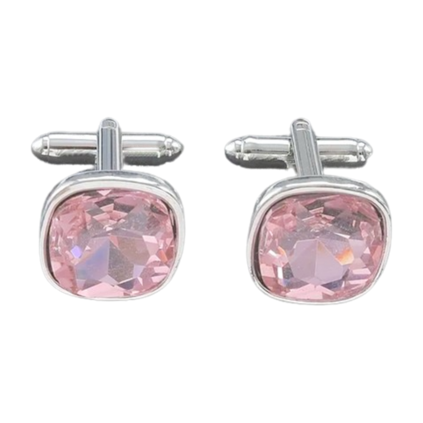 Pink Square Cufflinks