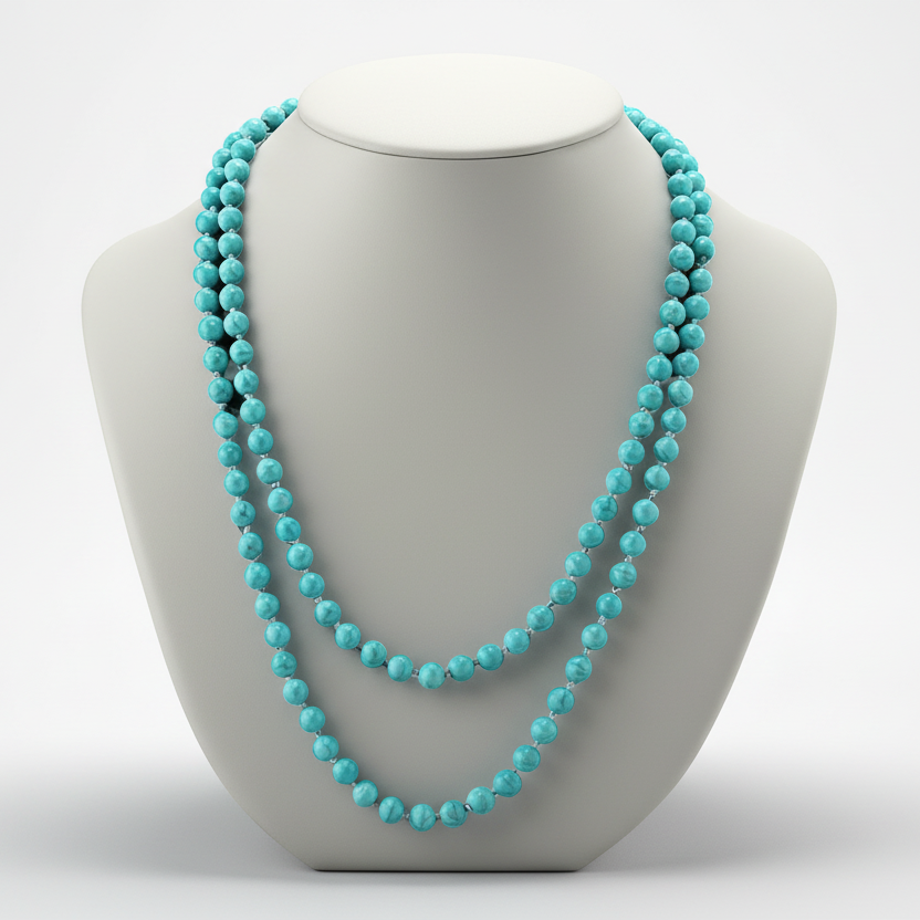Turquoise Beaded Necklace