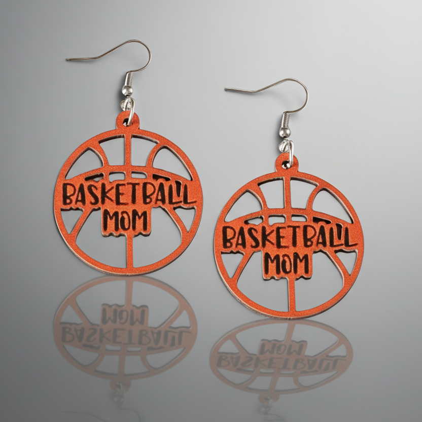 Basketball Mom Earrings