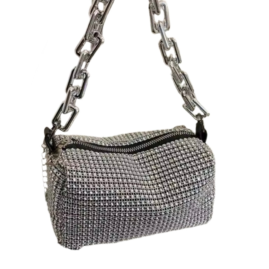 Rhinestone Embellished Handbag
