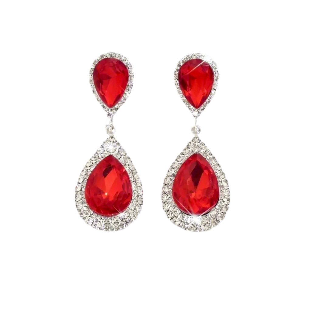 Vibrant Water Drop Earrings