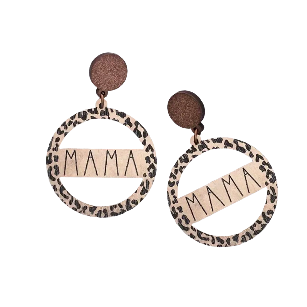 Mama Wood Earrings