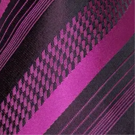 Pink Black Necktie Set