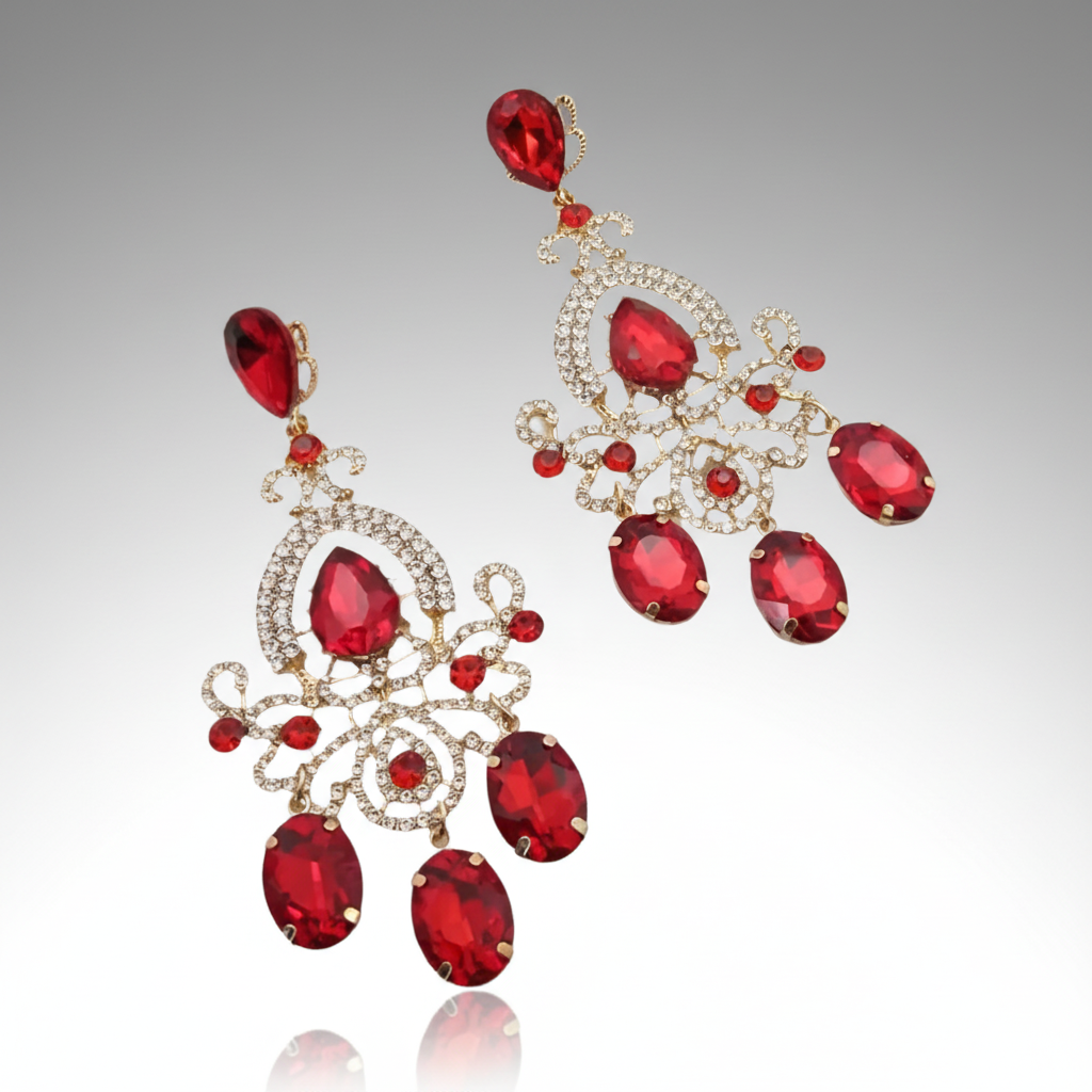 Exaggerated Chandelier Earrings