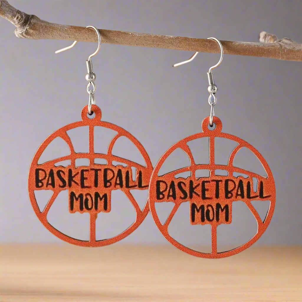 Basketball Mom Earrings