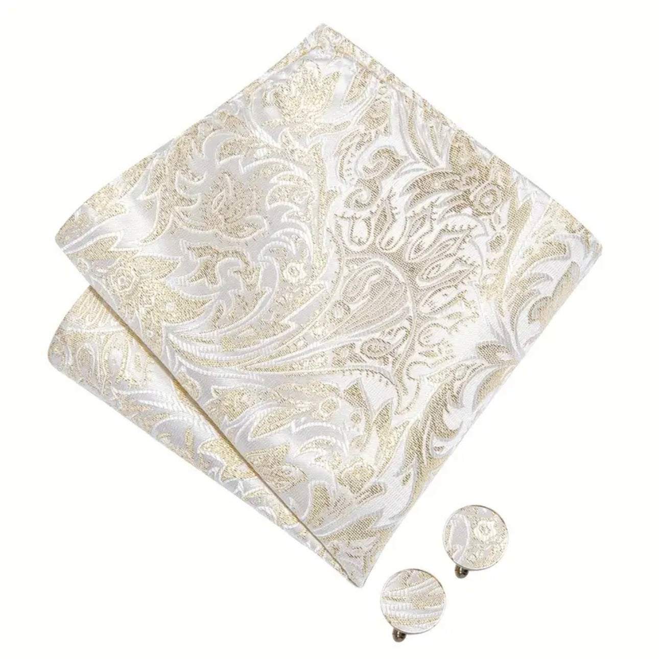 Ivory Gold Bowtie Set