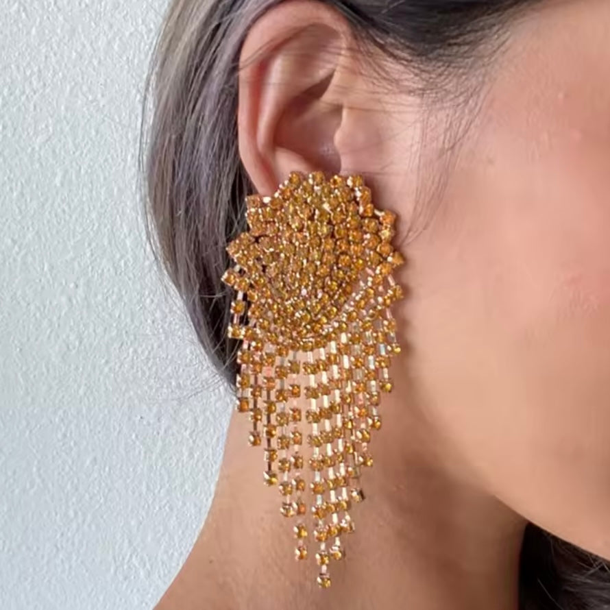 Exaggerated Tassel Earrings