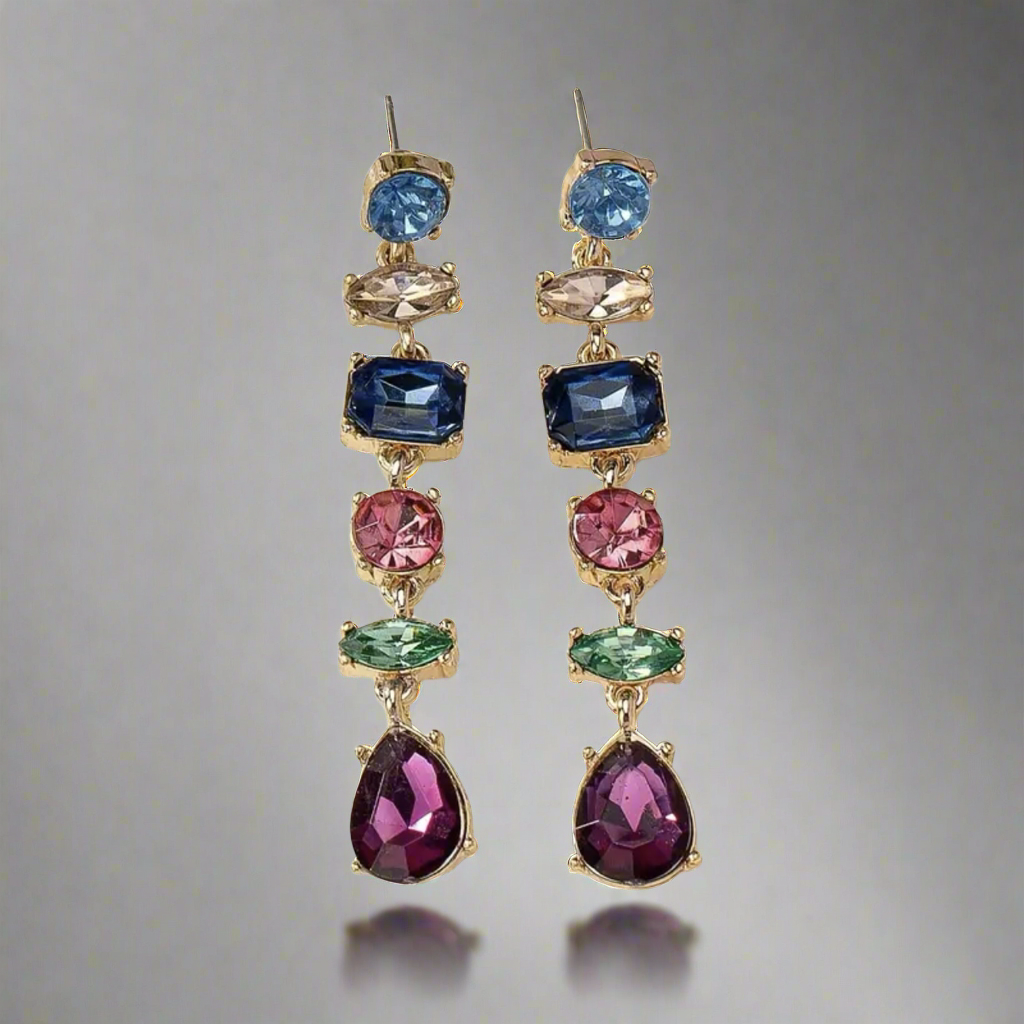 Multicolor Multi-Shaped Earrings