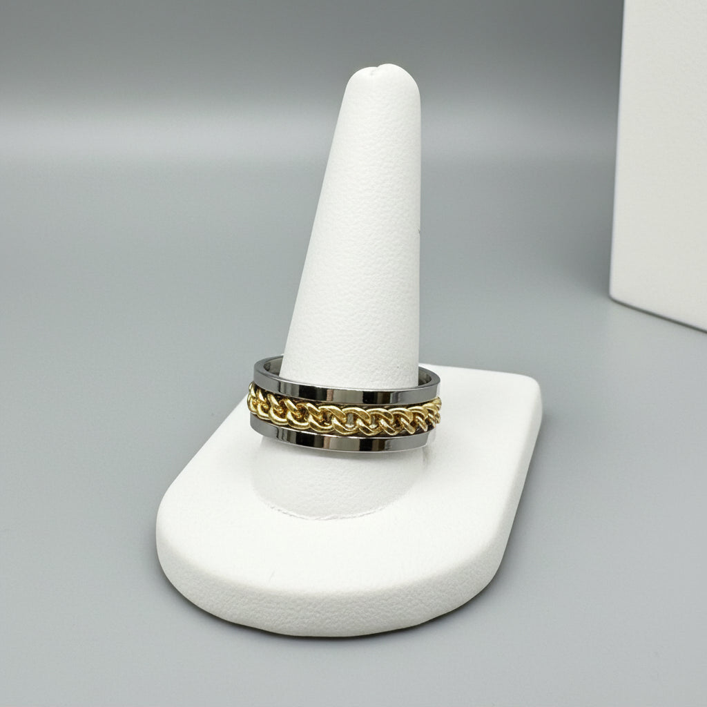 Chain Spinner Stainless Steel Ring