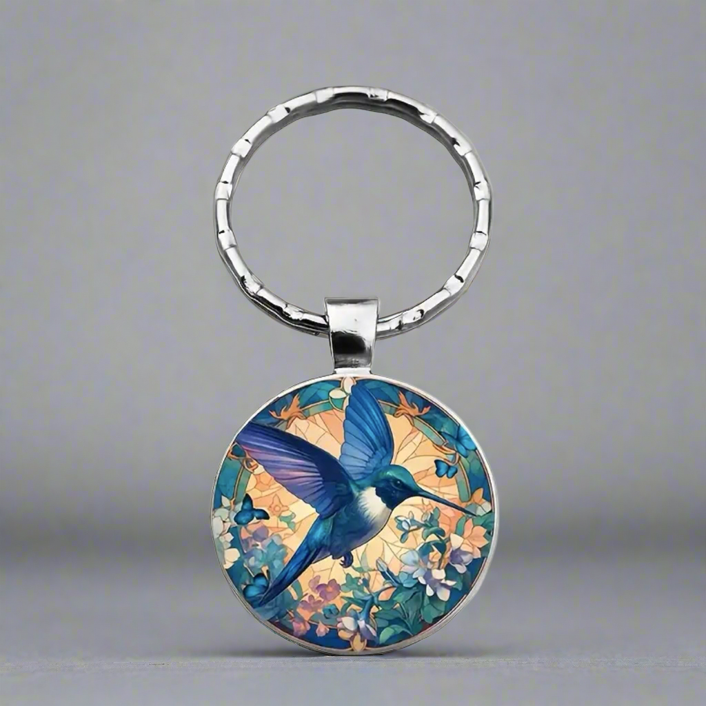 Hummingbird Keychain Blues