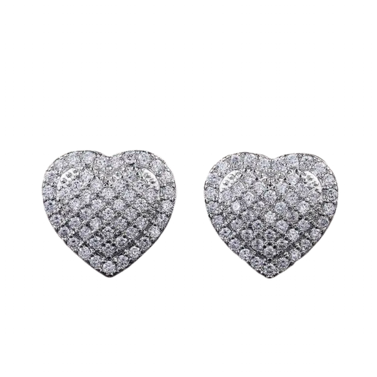 Heart Stud Earrings