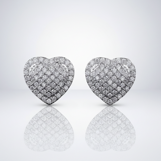 Heart Stud Earrings