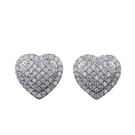 Heart Stud Earrings