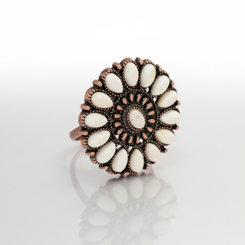 Oval 2 Turquoise Ring