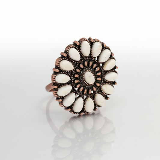 Oval 2 Turquoise Ring