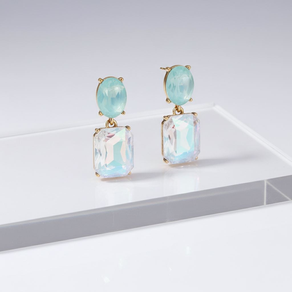 Iridescent Dangle Earrings