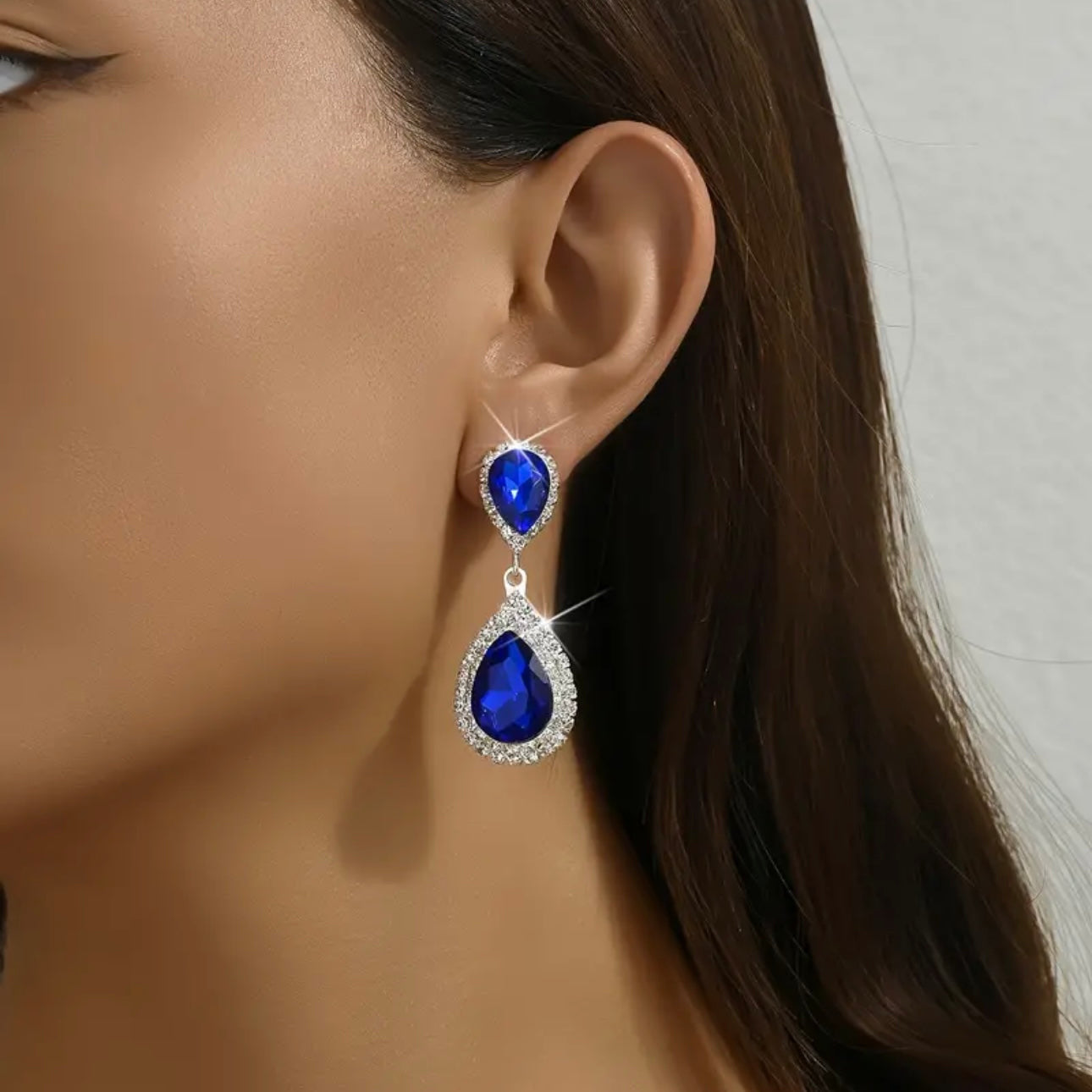 Vibrant Water Drop Earrings