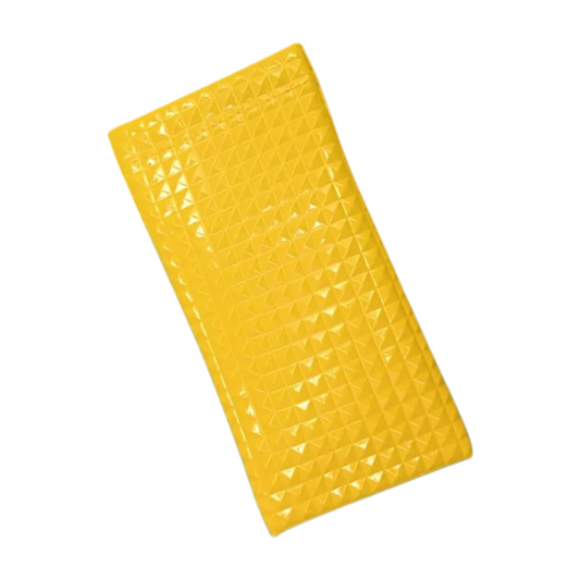 Textured Eyeglasses Case Yellow