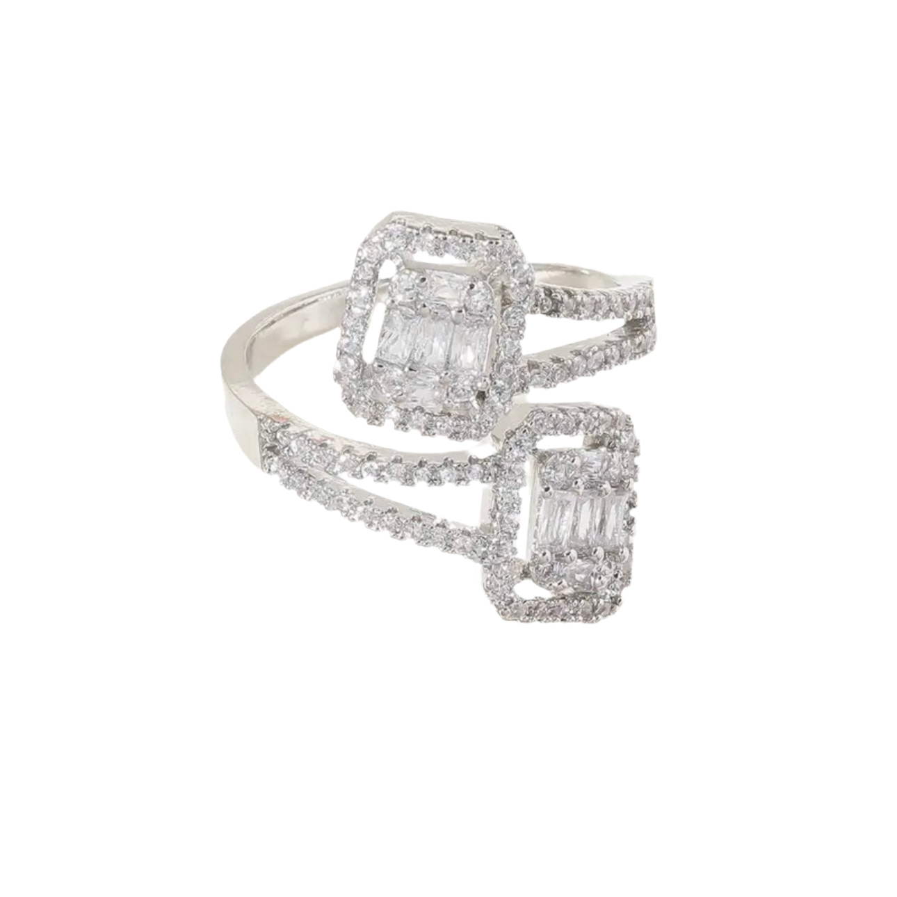 Zircon Wrap All-Fit Ring in Gold