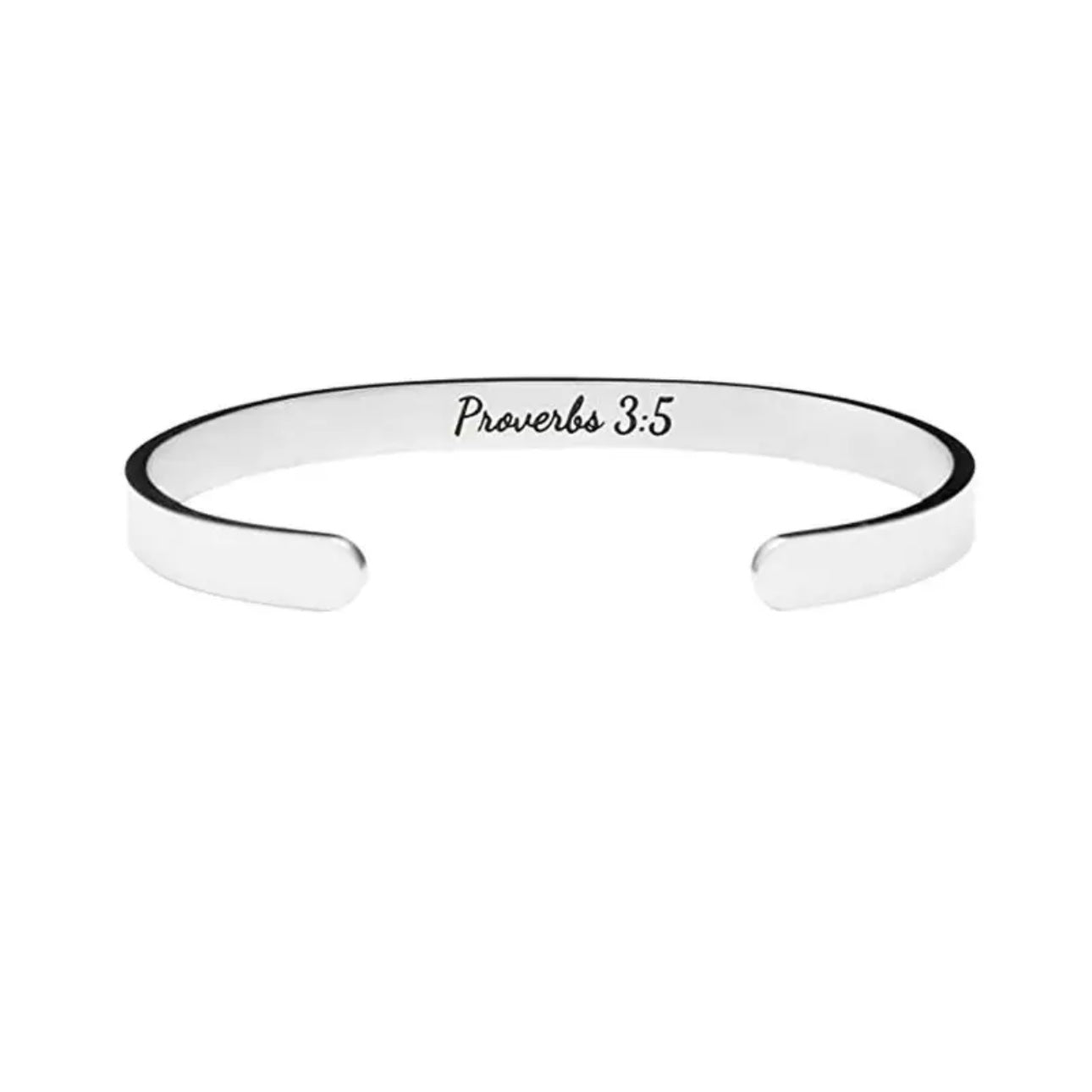 Trust Proverbs 3:5 Cuff Bracelet