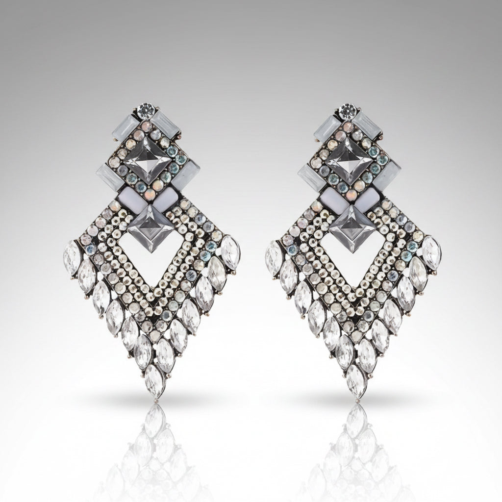 Art Deco Geometric Earrings