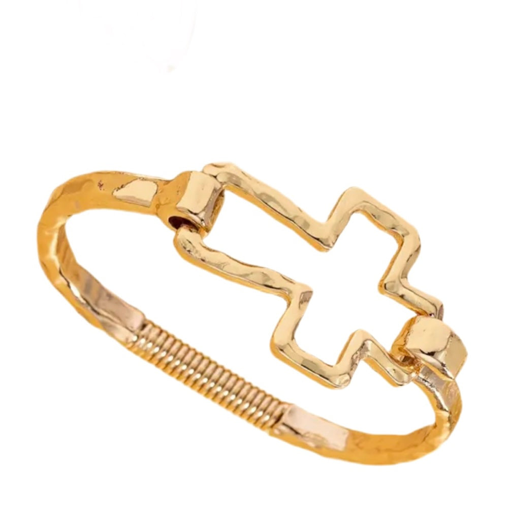 Cross Gold Bracelet