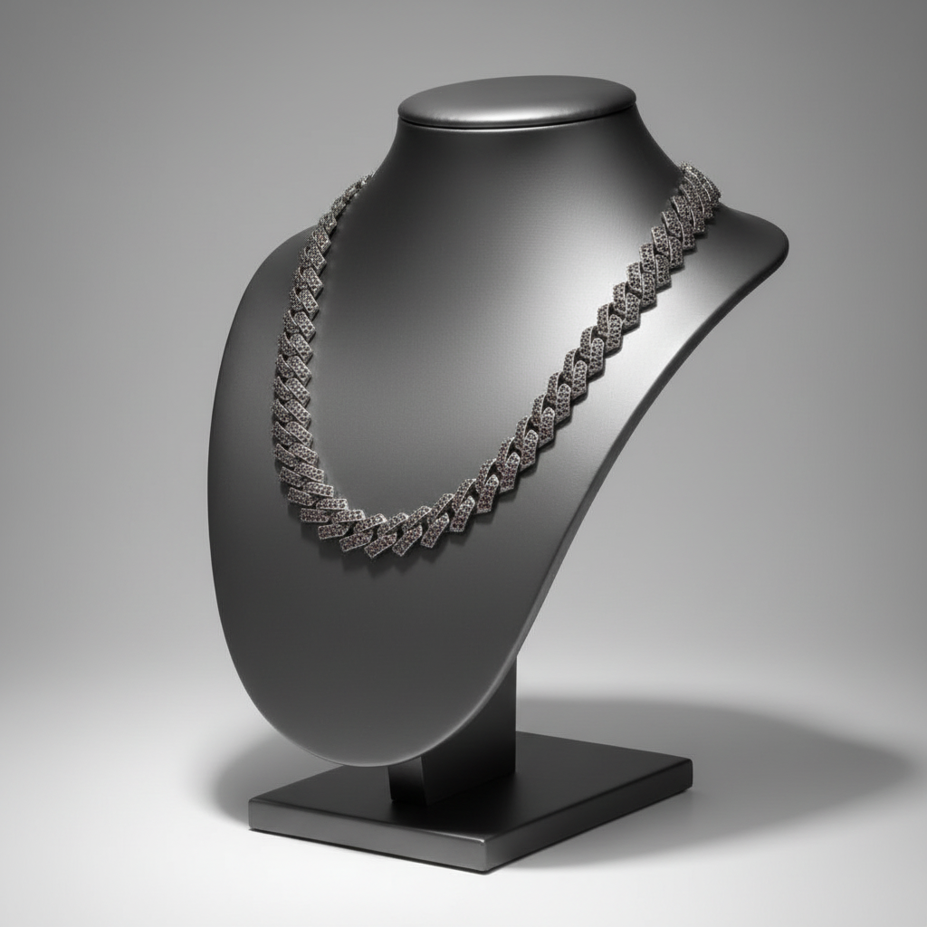 Black Cuban Chain Necklace