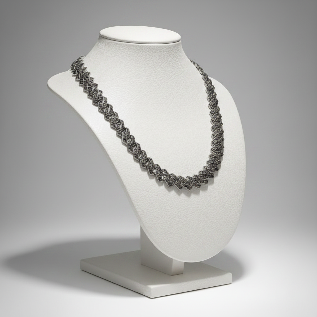 Black Cuban Chain Necklace