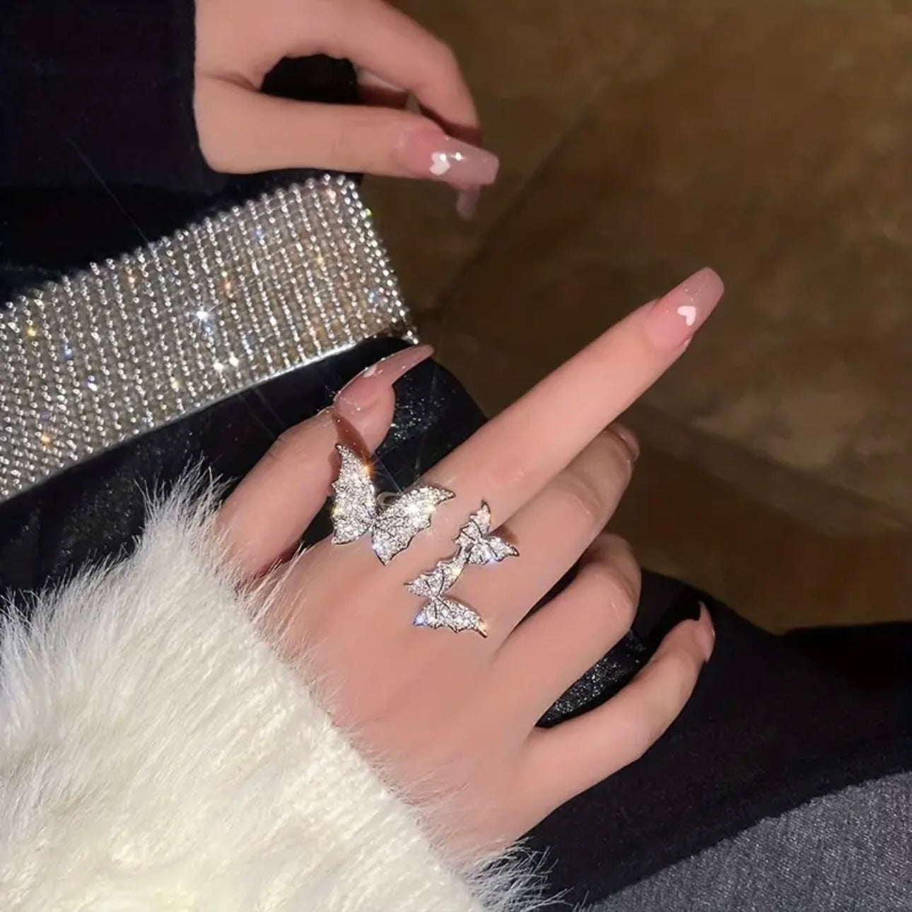 Butterfly Cuff All-Fit Ring